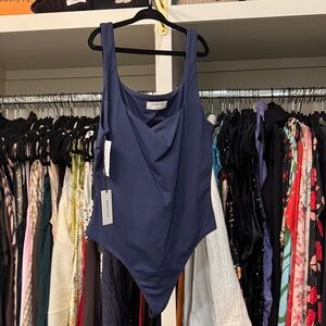 Babaton Navy Blue Bodysuit